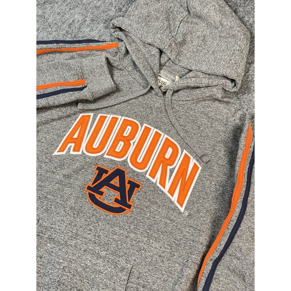 AUBURN TIGERS NCAA VARSITY TACKLE TWILL FLEECE HOODIE XLarge AMERICAN EAGLE NWT